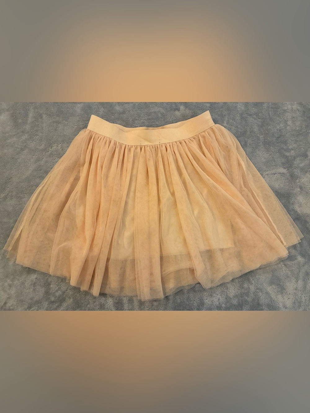 Women’s Fashion Union Brand Peach Tulle Skater Skirt Size 8
